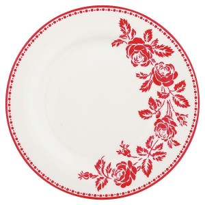 Talerz Fleur Red Green Gate