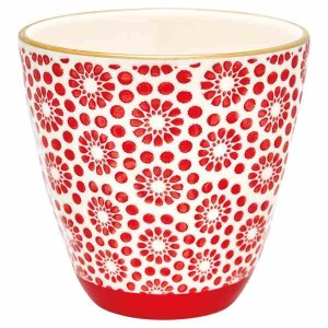 Kubek do Latte Kelly Red w/Gold Green Gate