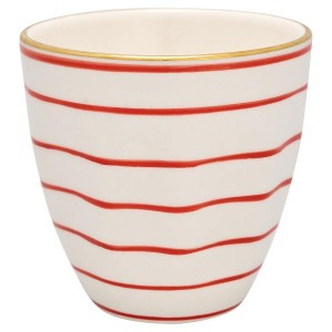 Kubek do Latte Sally Red w/Gold Green Gate