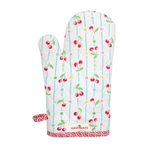 Rękawica kuchenna Cherry White Green Gate