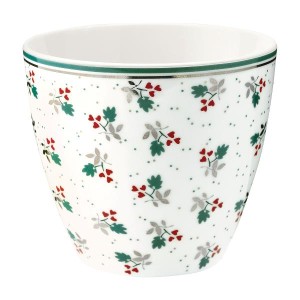 Kubek Latte Joselyn White Green Gate