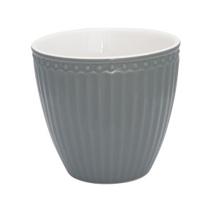 Kubek Do Latte Alice Stone Grey Green Gate
