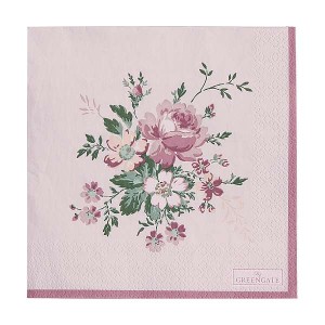 Serwetki Papierowe Marie Dusty Rose Large Green Gate