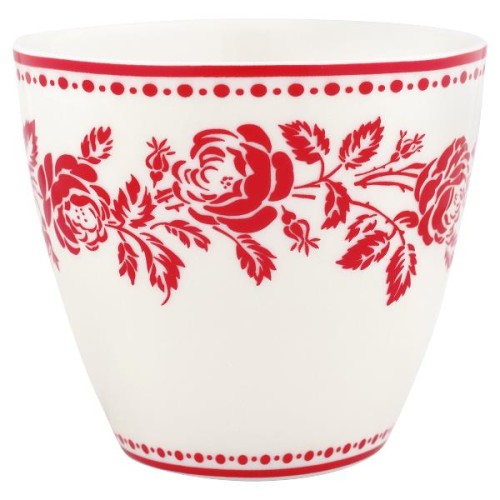 Kubek do latte Fleur Red Green Gate